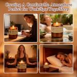 Eco-Friendly Soy Candle Set, 4 Lavender & Rose