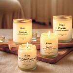 Eco-Friendly Vanilla Coconut Scented Candle Gift Set