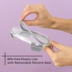 JoyJolt Eco-Friendly 24pc Glass Storage Set