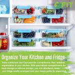 Eco-Friendly Glass Meal Prep Containers Set - 4 Pack