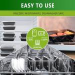 Eco-Friendly Meal Prep Containers - 30 Pack Set