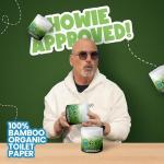 100% Bamboo Eco-Friendly Toilet Paper - 12 Rolls