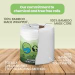 100% Bamboo Eco-Friendly Toilet Paper - 12 Rolls