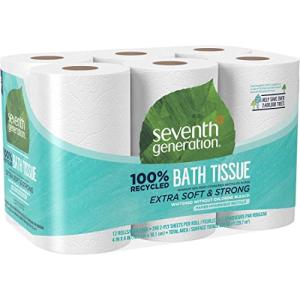 Seventh Generation 100% Recycled Toilet Paper - 12 Rolls