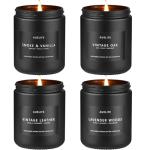 Eco-Friendly Scented Candles for Men - 4 Pack