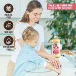 BAMBOO AND BIRCH Pure Castile Soap Liquid, Certified Palm Oil Free Natural Soap, Citrus Grapefruit, 32 oz