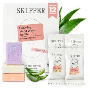 Tirtyl Skipper Eco Foaming Hand Soap Tablets - 12 Pack