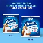 Charmin Ultra Soft Cushiony Touch Toilet Paper, 24 Family Mega Rolls = 123 Regular Rolls