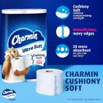 Charmin Ultra Soft Cushiony Touch Toilet Paper, 24 Family Mega Rolls = 123 Regular Rolls
