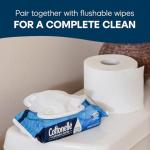 Cottonelle Ultra Clean Toilet Paper with Active CleaningRipples Texture, Strong Bath Tissue, 24 Family Mega Rolls (24 Family Mega Rolls = 132 Regular Rolls) (4 Packs of 6), 353 Sheets per Roll