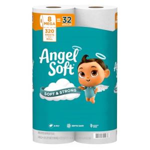 Angel Soft Eco-Friendly Mega Toilet Paper Rolls
