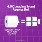 Eco-Friendly Cottonelle Ultra Comfort Toilet Paper, 24 Rolls