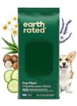Earth Rated Hypoallergenic Dog Wipes, Cleaning and Odor-Controlling Grooming for Paws, Body, and Butt, Perfect for Puppy and Adult Dogs, Lavender Scent, 100 Count