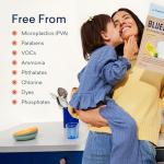 BLUELAND Dishwasher Detergent Tablets, 36 Count, Unscented Plastic-Free Eco Friendly Dishwashing Pods, Natural, Non Toxic, Sustainable