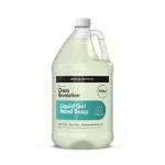 Clean Revolution Liquid Gel Hand Soap, Silky Rich Liquid, Quick Lather, Fast Rinsing, Contains Real Essential Oils (Spring Air) 128 Fl Oz