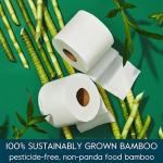 Grove Co. Bamboo Toilet Paper Tree Free & Septic Safe Bath Tissue, Ultra Soft, Durable, & Absorbent 3 Ply Sheets (1 Roll = 44.4 sq ft) Bulk Toilet Paper (Pack of 18 Rolls)