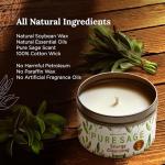 Pure White Sage Candle - Eco-Friendly, Relaxing 6 Oz