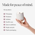 Siblings Essentials, Candle Refill Kit, DIY Candle Kit (No 08: Honeysuckle, Peony, Amber) - Eco-Friendly Candle Refill, Clean Fragrance and Essential Oils, Coconut and Soy Wax