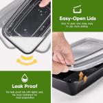 Eco-Friendly Meal Prep Containers - 50 Pack, 32oz