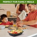 Eco-Friendly Meal Prep Containers - 50 Pack, 32oz