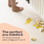 Betterway Bamboo Paper Towels - 6 Rolls, 2 Ply - Plastic Free, Disposable Kitchen Paper Towels - Select Size, Tree Free, Compostable, Strong & Absorbent, No Dyes