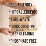 Woodayogo Laundry Detergent Sheets - Eco Friendly Hypoallergenic Laundry Detergent Sheets for Sensitive Skin, Natural Plant-Based Smell (80 Sheets - up to 160 Loads)