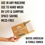 Woodayogo Laundry Detergent Sheets - Eco Friendly Hypoallergenic Laundry Detergent Sheets for Sensitive Skin, Natural Plant-Based Smell (80 Sheets - up to 160 Loads)