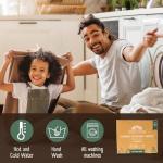 Woodayogo Laundry Detergent Sheets - Eco Friendly Hypoallergenic Laundry Detergent Sheets for Sensitive Skin, Natural Plant-Based Smell (80 Sheets - up to 160 Loads)