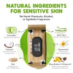 G.A.S Plant-Based Full Body Pet Wipes for Dogs & Cats - Vet-Designed & Hypoallergenic - Cleaning & Deodorizing - Wood-Based & Earth-Friendly - Pack of 100