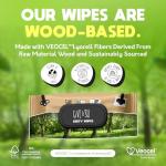 G.A.S Plant-Based Full Body Pet Wipes for Dogs & Cats - Vet-Designed & Hypoallergenic - Cleaning & Deodorizing - Wood-Based & Earth-Friendly - Pack of 100