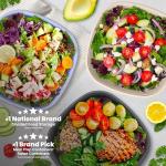 Bentgo Prep 1-Compartment Bowls with Custom Fit Lids - Reusable, Microwaveable, Durable BPA-Free, Freezer and Dishwasher Safe Meal Prep Food Storage Containers - 10 Bowls & 10 Lids (White Stone Tan)