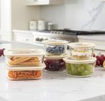Eco-Friendly Glass Food Container Set - 4 Pack