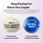 Pronounce Laundry Detergent Powder Alternative | Earth-Derived Ingredients, Eco-Friendly, Safer for Sensitive Skin, Eczema, and Babies. Stain + Smell Fighting. HE Safe (Lavender, 120 Loads).
