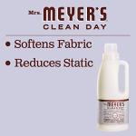 MRS. MEYER'S CLEAN DAY Liquid Fabric Softener, Infused with Essential Oils, Paraben Free, Lavender, 32 oz (32 Loads)
