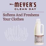 MRS. MEYER'S CLEAN DAY Liquid Fabric Softener, Infused with Essential Oils, Paraben Free, Lavender, 32 oz (32 Loads)