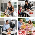 FUTIKOA 5 Pack Avocado Saver and Onion Storage – Reusable Silicone Stretch Pods, Airtight Fresh pods food storage for Fridge,BPA-Free -Ideal for Avocado, Tomato, Lemon, Orange, Onion, Snacks