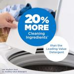 ARM & HAMMER Power Sheets Laundry Detergent, Fragrance Free, No Dyes or Perfumes, Lightweight and Travel-Friendly, 50 Count, Up to 100 Small Loads