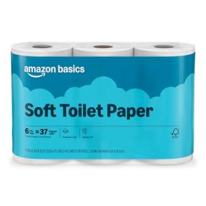 Eco Friendly 2-Ply Toilet Paper - 6 Rolls
