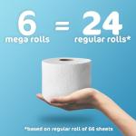 Nicky Elite Toilet Paper with Recyclable Paper Packaging, 36 Ultra Soft Mega Rolls = 144 regular rolls