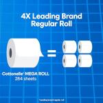 Cottonelle Ultra Clean Toilet Paper, 9 Mega Rolls (9 Mega Rolls = 36 Regular Rolls), 284 Sheets Per Roll, Packaging May Vary