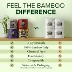Eco-Friendly Bamboo Toilet Paper - 4 Pack
