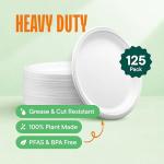 Compostable 10" Bagasse Eco-Friendly Disposable Plates