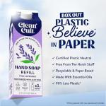 Cleancult Liquid Hand Soap Refill - Wild Lavender - Moisturizes Dry & Sensitive Skin - Made with Aloe Vera & Lavender Essential Oils - Eco Friendly - Paper-Based Packaging - 32 oz/1 Pack
