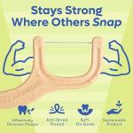 Biodegradable Dental Floss Picks - Eco Friendly 50pk