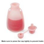 PandaEar Reusable Silicone Baby Food Pouches, 4 Pack Squeeze Pouches for Toddler Kids, BPA-Free Silicone Refillable Baby Food Storage, 5.5 oz