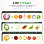 Silicone Avocado Saver - 4PCS Multi-Use Food Saver as Onion Saver & Lemon Saver, Avocado Keeper, Tomato Saver, and More - Anti-Oxidation + Reusable Fruit and Vegetable Storage Containers for Fridge