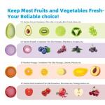 4 Pack Reusable Silicone Food Storage Containers - Avocado Saver & Onion Storage, BPA-Free, Fruit and Vegetable Anti-Oxidation Storage Box, Prevent Flavor Mixing, Fresh Pod for Fridge, Keep Fresh