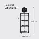 Kitsch Hanging Shower Caddy with Suction Cup – Self-Draining Bar Soap Holder & Shower Caddy for Shampoo Bars, Conditioner Bars & Soap – Rust Proof, Eco-Friendly, Wall Mount or Free-Standing Organizer