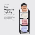 Kitsch Hanging Shower Caddy with Suction Cup – Self-Draining Bar Soap Holder & Shower Caddy for Shampoo Bars, Conditioner Bars & Soap – Rust Proof, Eco-Friendly, Wall Mount or Free-Standing Organizer