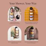 Kitsch Hanging Shower Caddy with Suction Cup – Self-Draining Bar Soap Holder & Shower Caddy for Shampoo Bars, Conditioner Bars & Soap – Rust Proof, Eco-Friendly, Wall Mount or Free-Standing Organizer